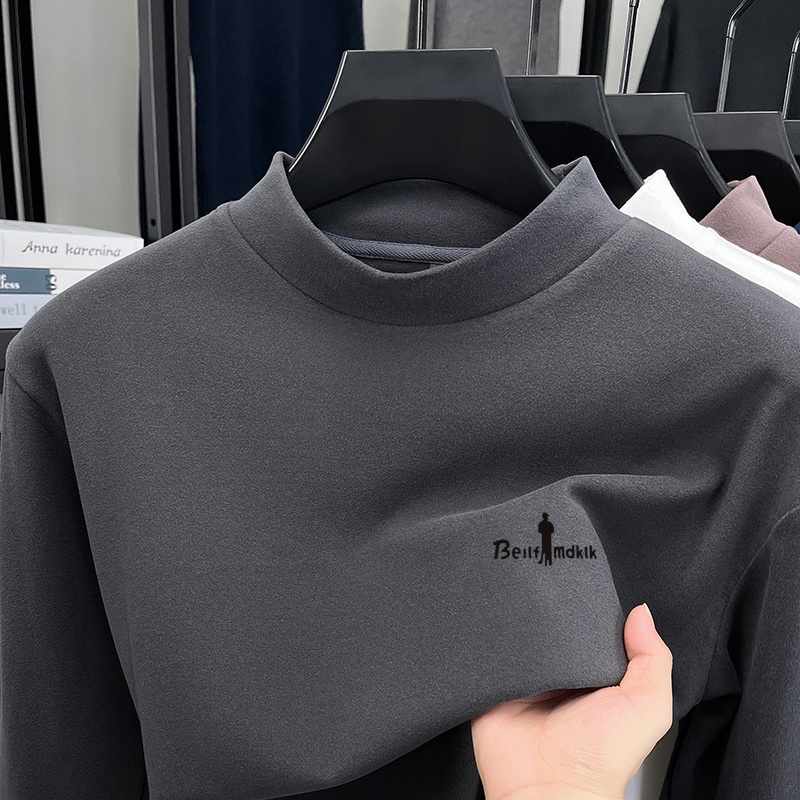 Base Layer Top - Camiseta Masculina de Designer em Cor