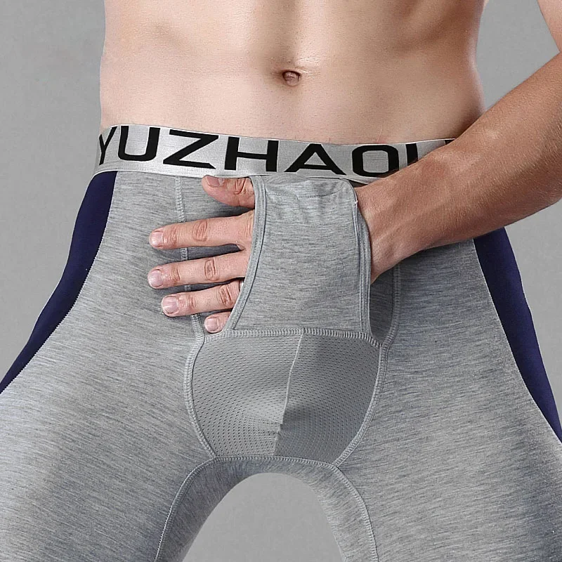 Thermal Long John - Calça legging masculina com separação tipo