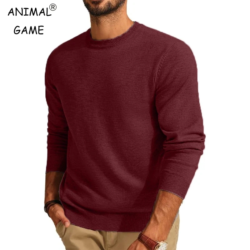 Thermal Long John - Suéter masculino de manga comprida, gola