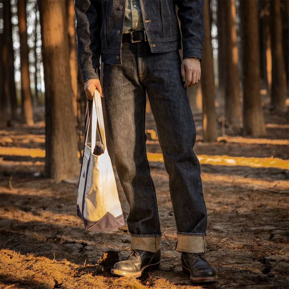 Red Tornado NOIR 21oz Selvedge - Levis Jeans 501 avaliação e preço