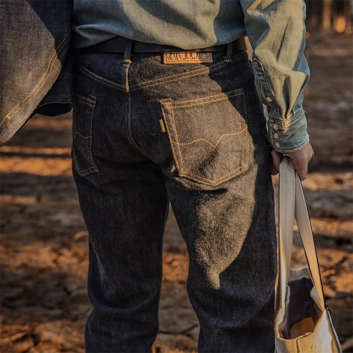 Red Tornado NOIR 21oz Selvedge - Levis Jeans 501 avaliação e preço