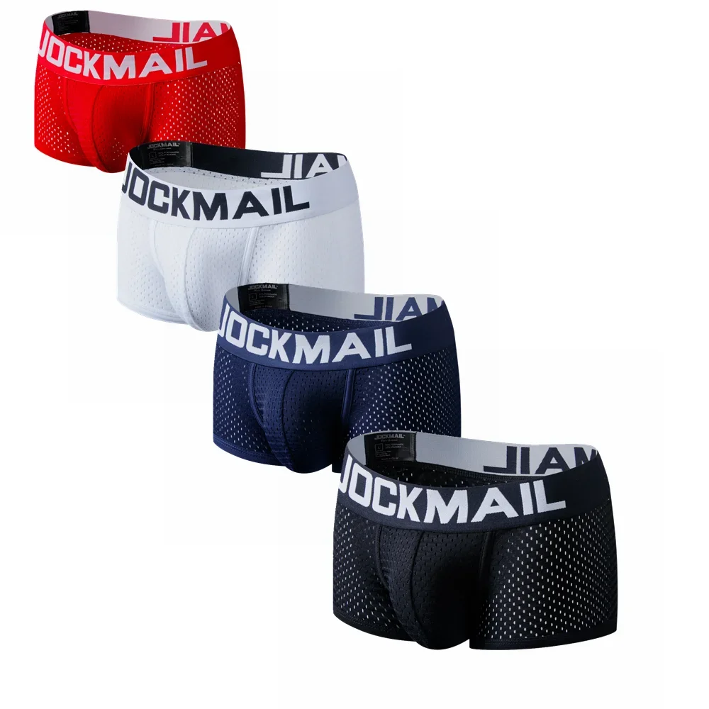 JOCKMAIL 4 Pçs/lote Boxer Home - Multi Pack Underwear avaliação e preço