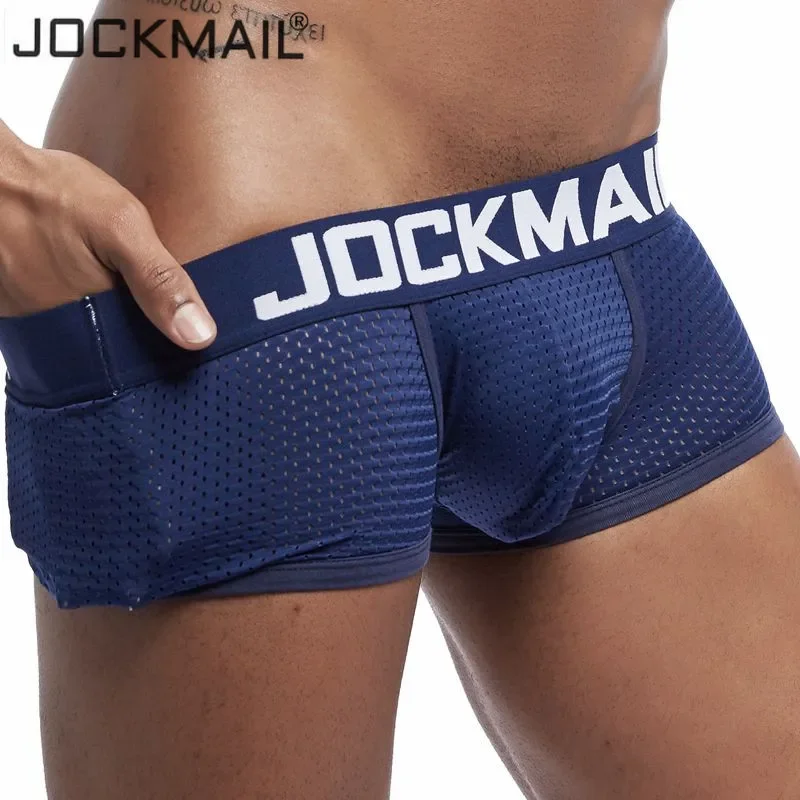JOCKMAIL 4 Pçs/lote Boxer Home - Multi Pack Underwear avaliação e preço