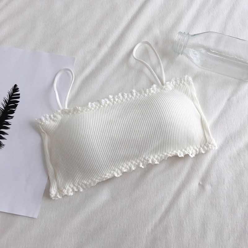 Sutiã de Algodão Feminino, Top - Suspender Tank Top avaliação e preço