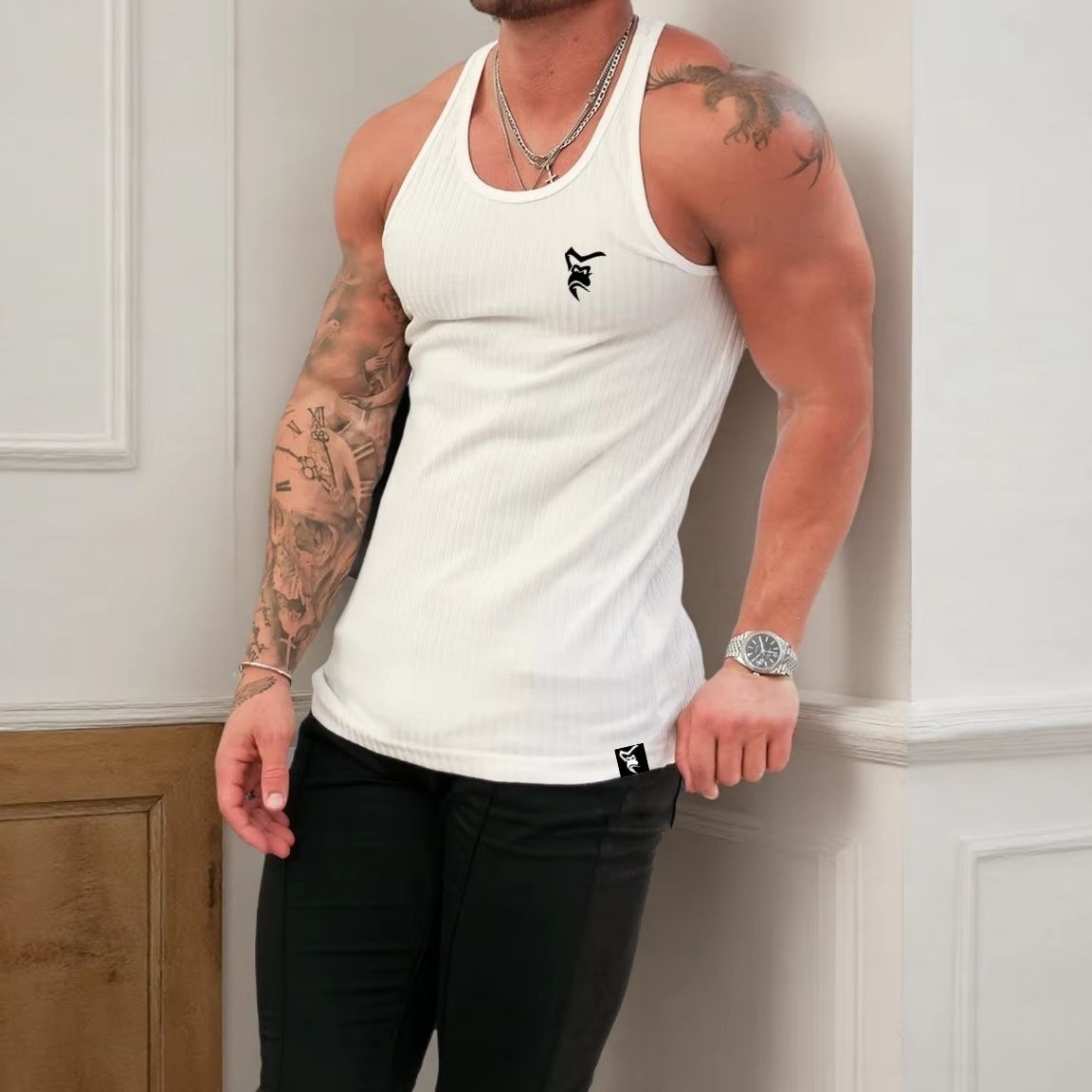 NOVO Colete Masculino Esportiv - Sleeveless Undershirt avaliação e preço