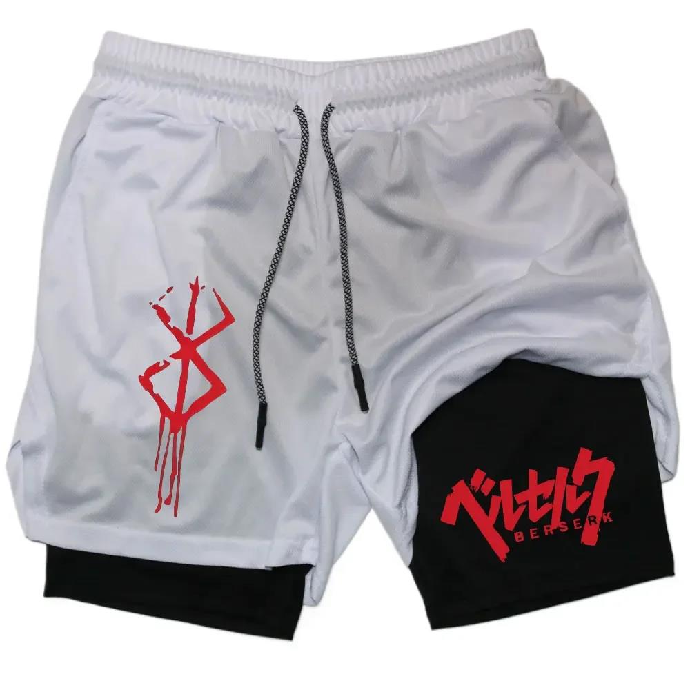 Anime berserk 2 em 1 calções d - Compression Shorts Athletes avaliação e preço