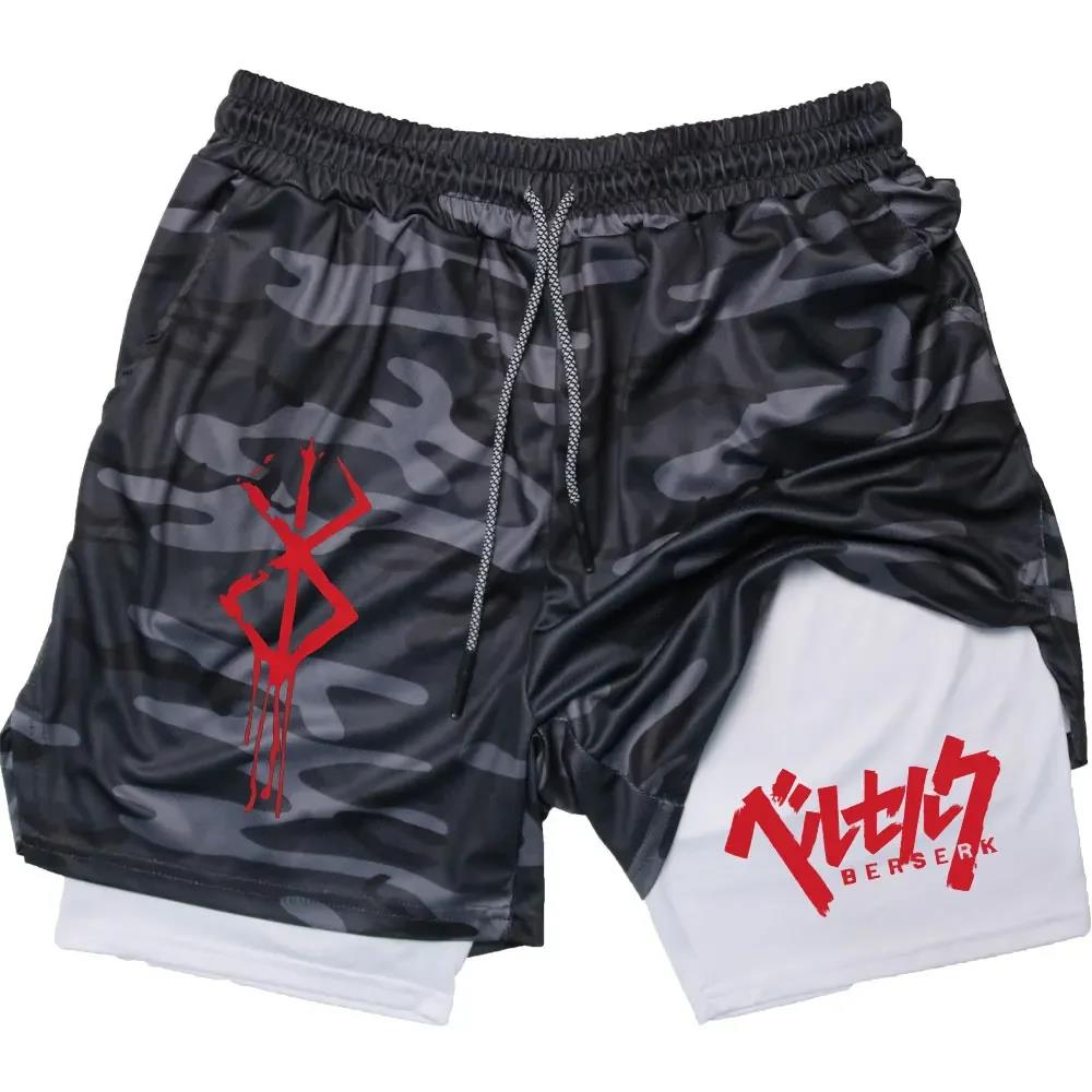 Anime berserk 2 em 1 calções d - Compression Shorts Athletes avaliação e preço