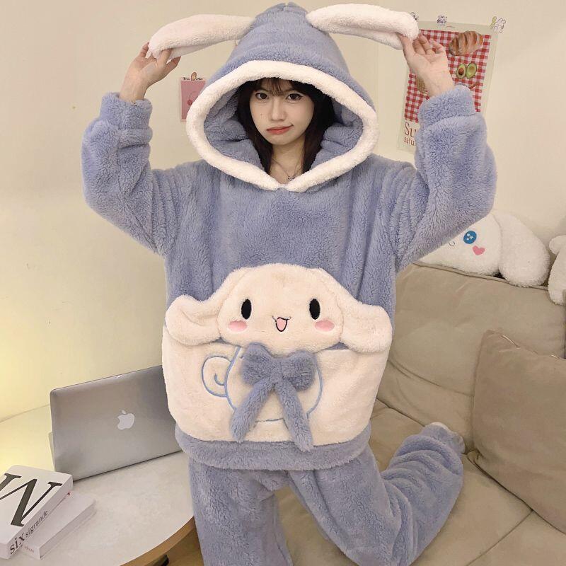Sanrios cinnamoroll coral velu - Thermal Long John avaliação e preço